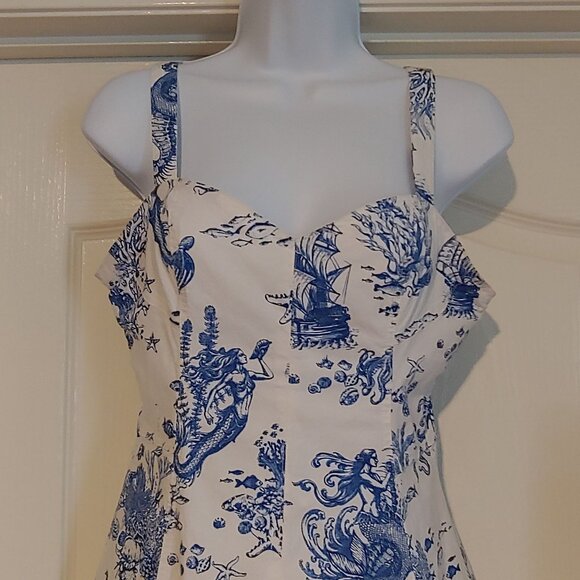 Avec Les Filles Anthropologie Mermaid Fantasy Resort Cruise Nautical Coastal 8 - Picture 4 of 15